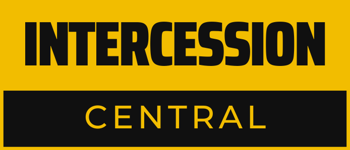 Intercession Central logo – representing prayer, unity,